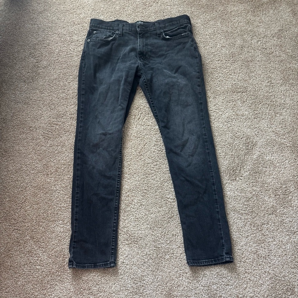 Hollister Grey Skinny Jeans - Picture 2 of 6